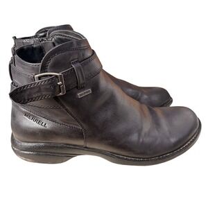 Merrell Performance Footwear Womens 10 Black Hiking Trail Shoes J81402 Low Top